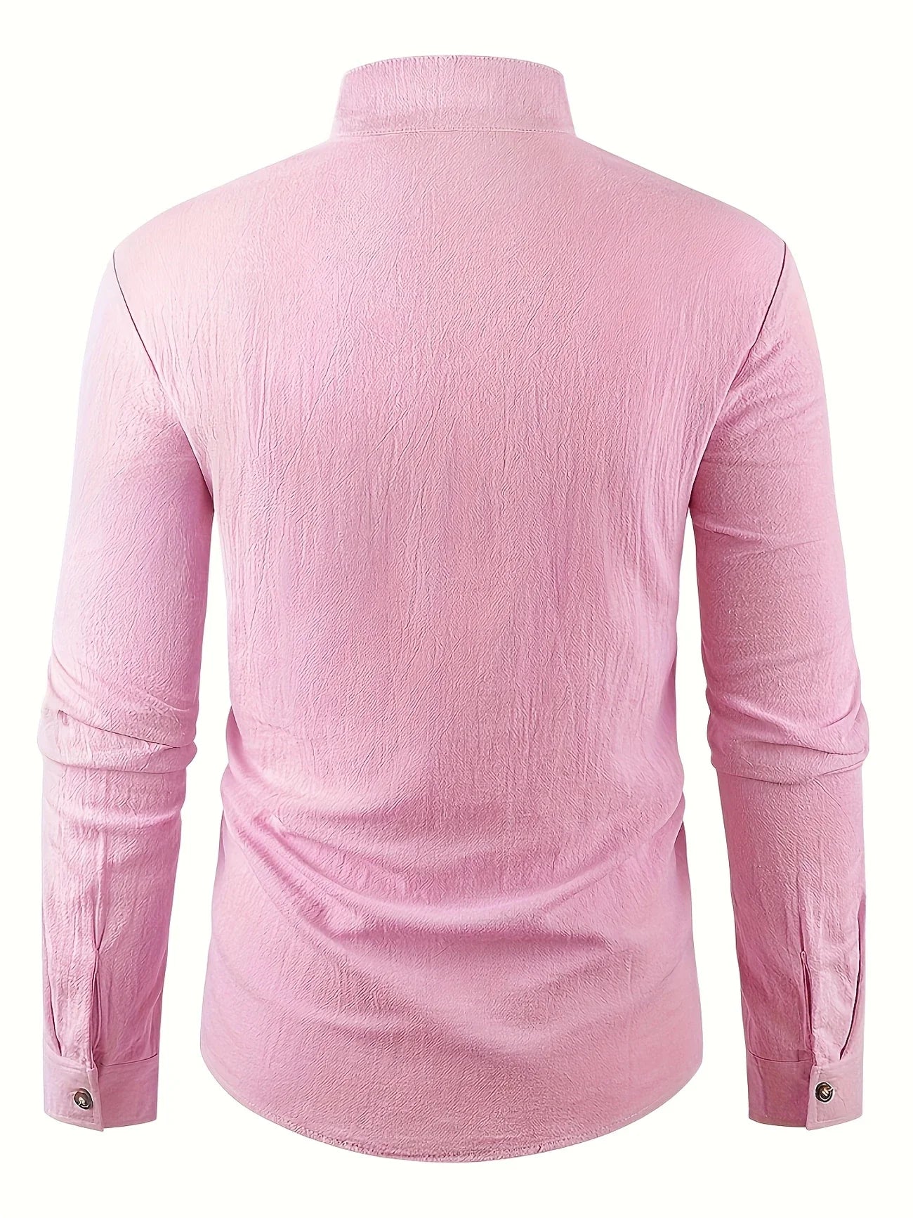 Shayne | Stand Collar Button Front Shirt
