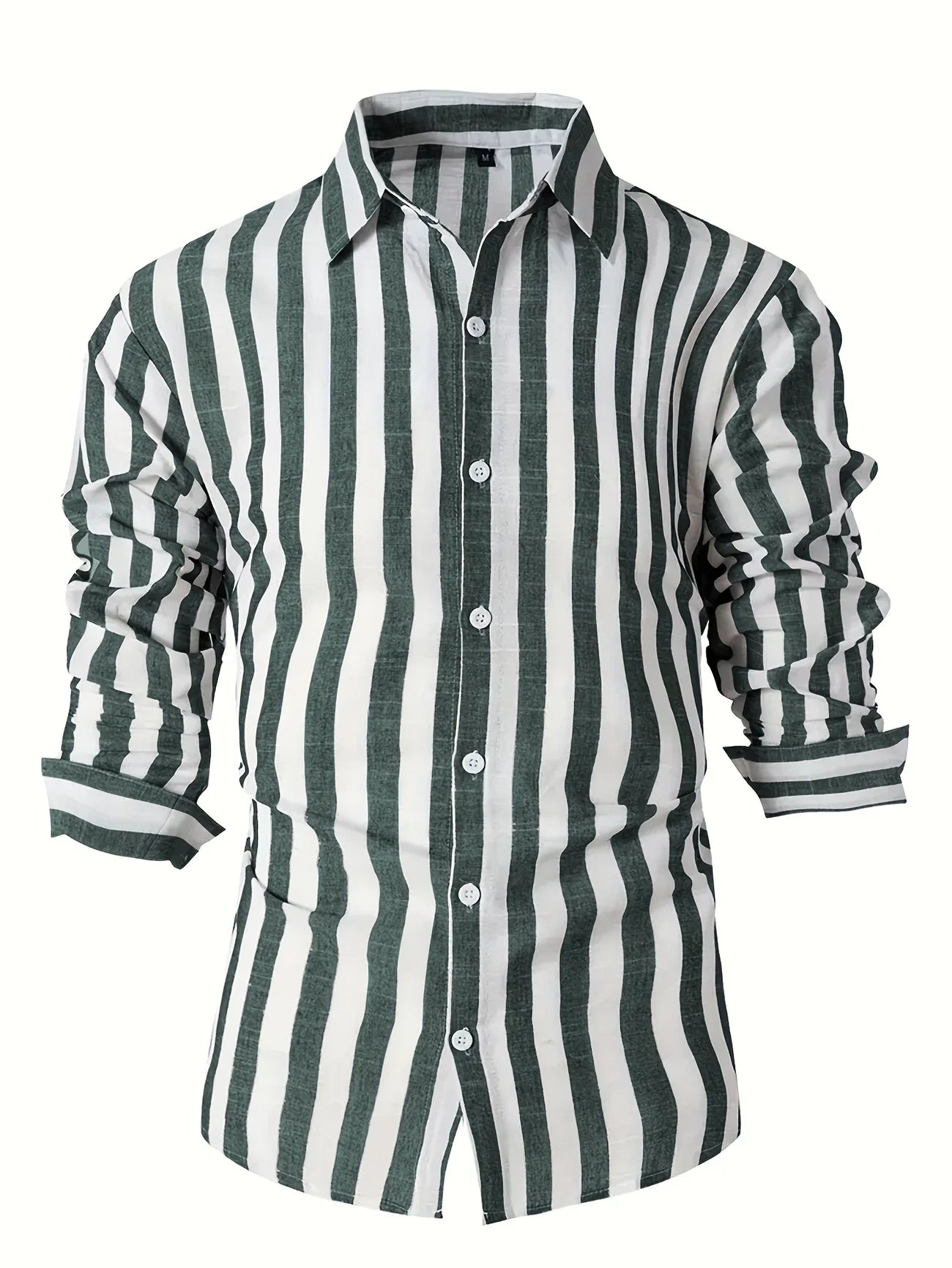 George | Long Sleeve Vertical Striped Button Shirt
