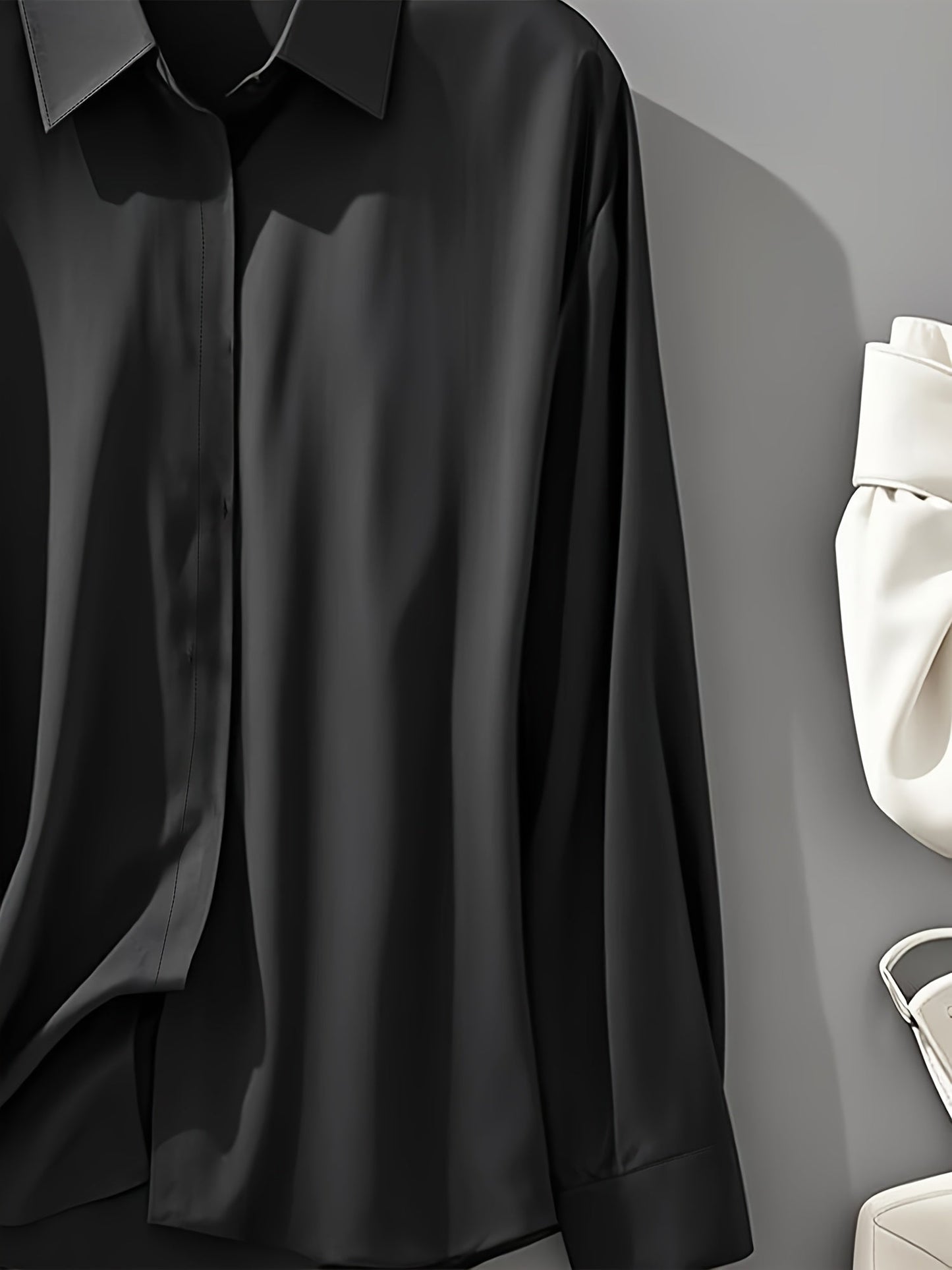 Elenochka - Long Sleeve Button Up Blouse