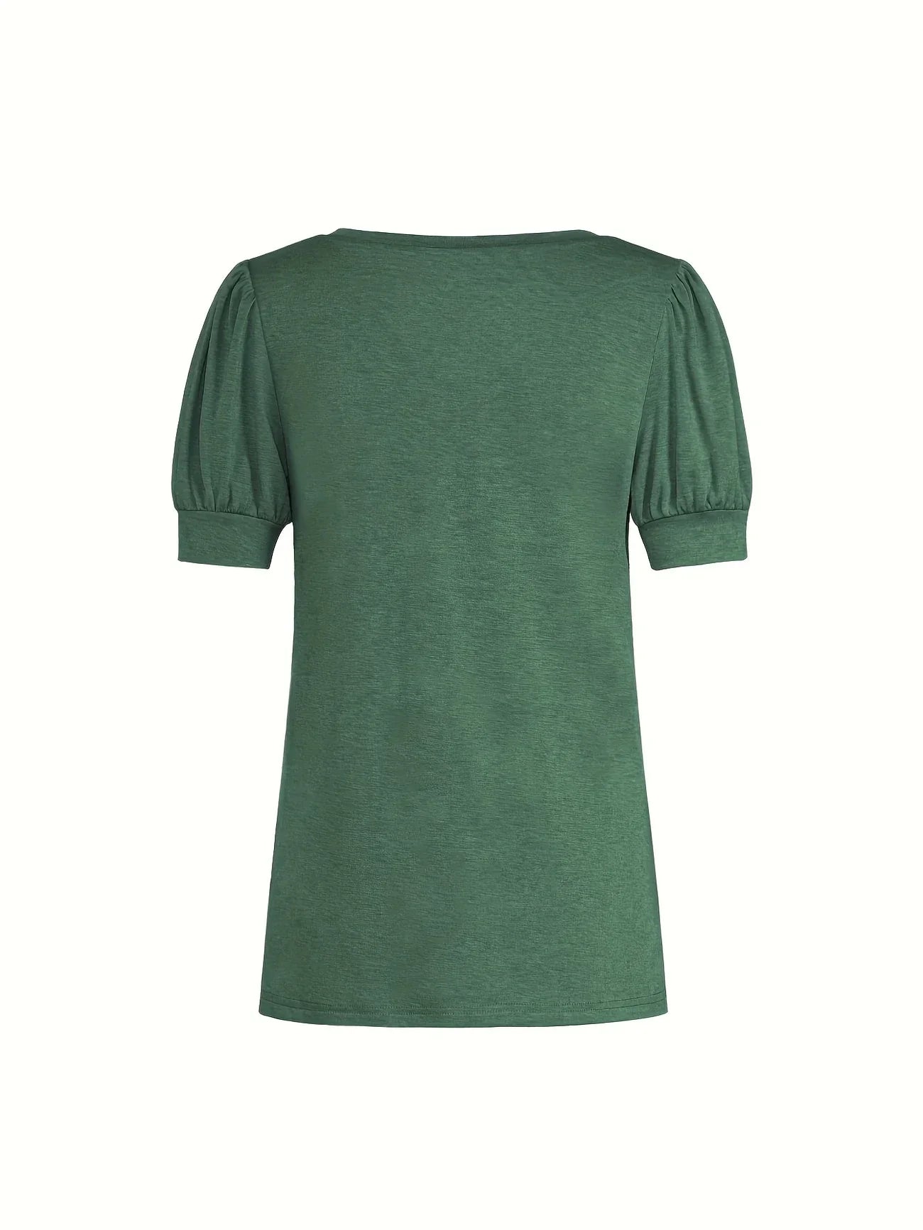 Kizzy | V-Neck Puff Sleeve T-Shirt