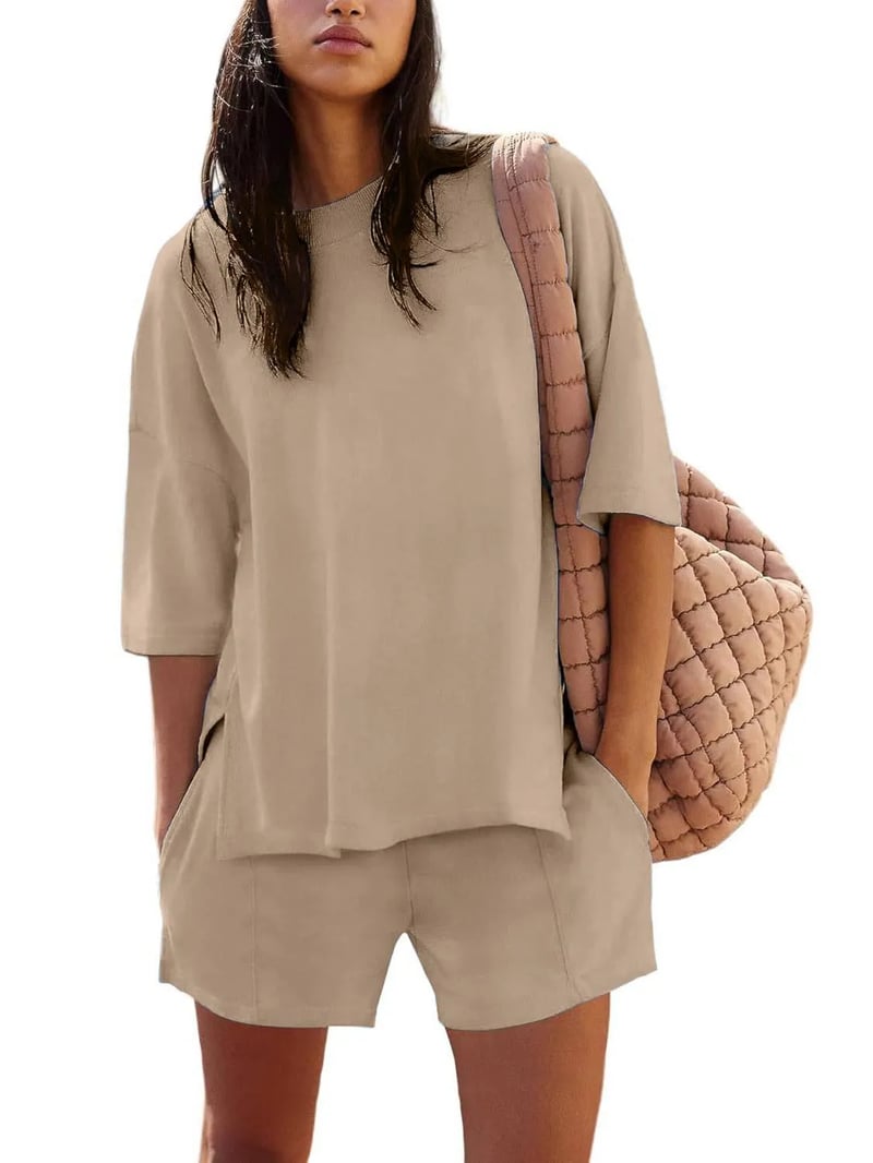 Iselin | Two-Piece Round Neck Shorts Set