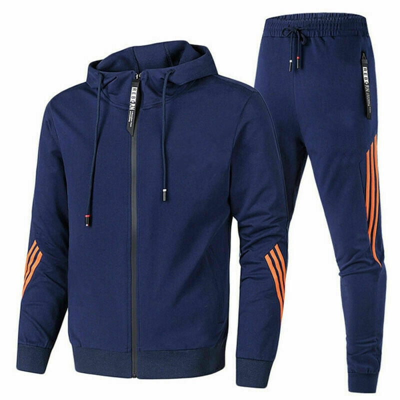 Benjamin | Tracksuit With Hooded Jacket and Striped Joggers