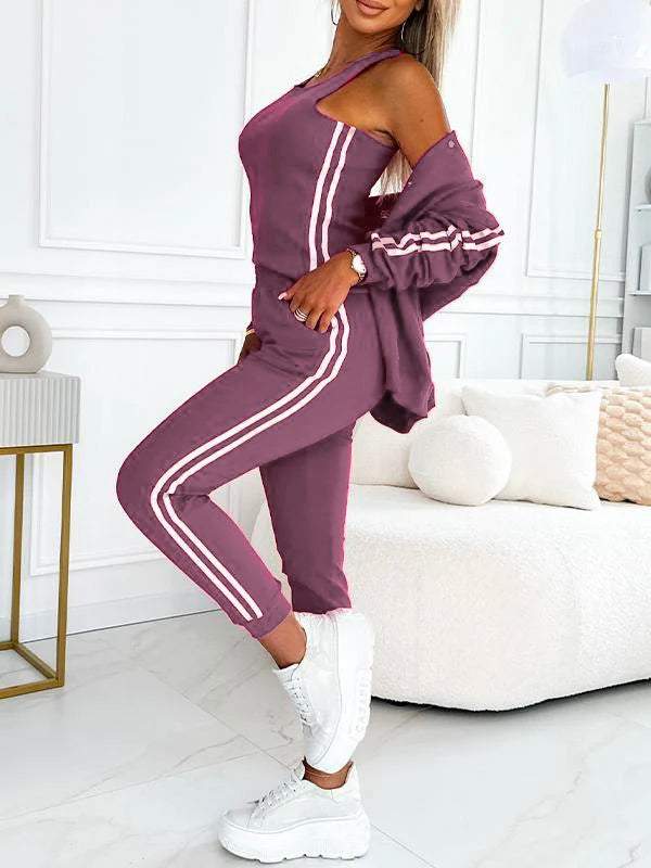Kendra | Three Piece Jogger Lounge Set