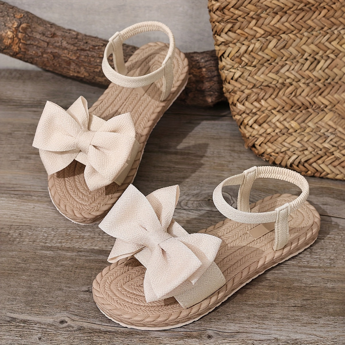 Michela | Bow Knot Open Toe Ankle Strap Sandals