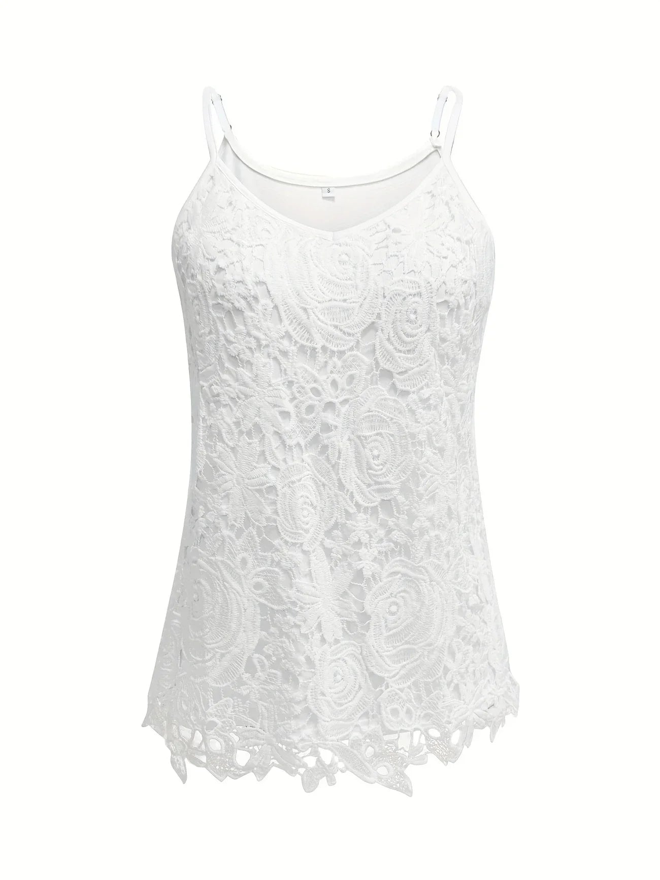 Juna | Lace V Neck Sleeveless Camisole Top