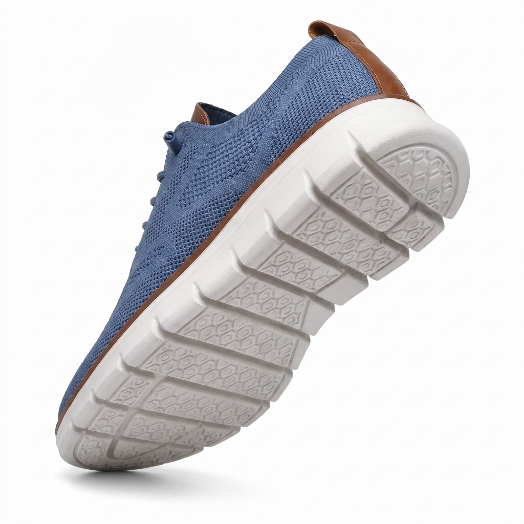 Bernardo | Knit Lace-Up Sneakers With Contrast Trim