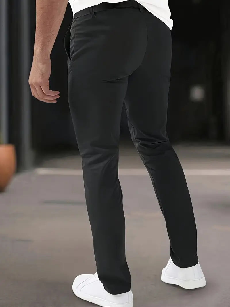 Edgardo | Slim Fit Pleated Front Pants