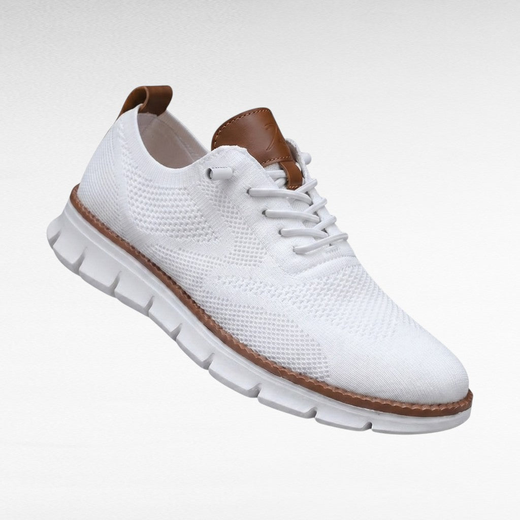 Bernardo | Knit Lace-Up Sneakers With Contrast Trim