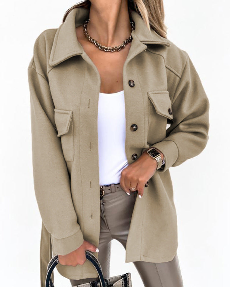 Vicky | Button Front Casual Jacket