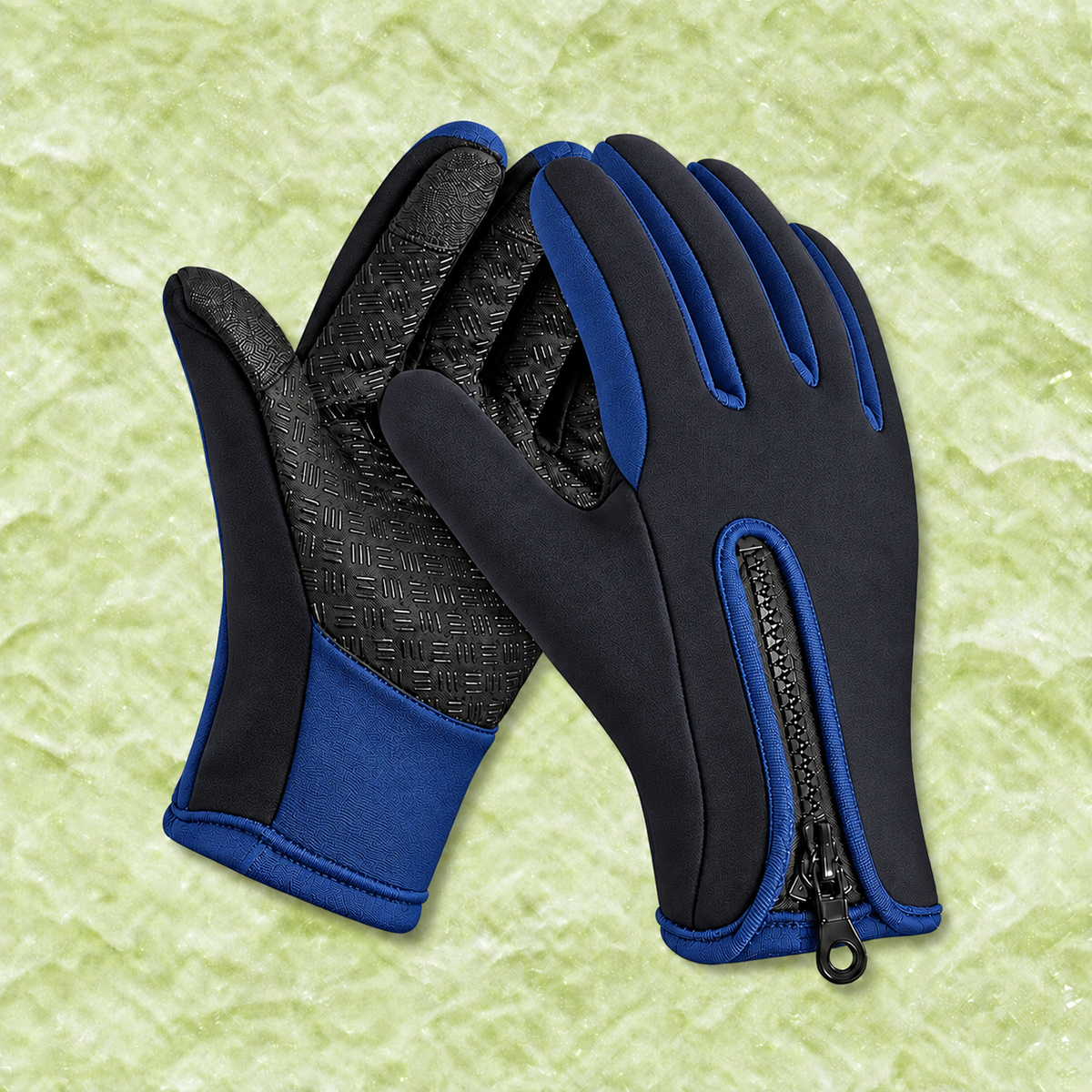 Newman | Gloves With Soft-Looking Zip Cuffs