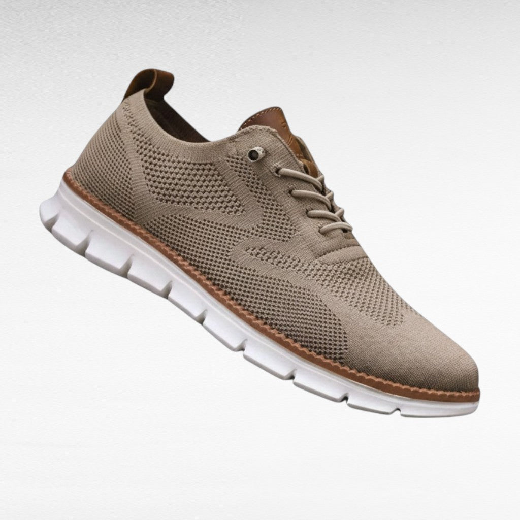 Bernardo | Knit Lace-Up Sneakers With Contrast Trim