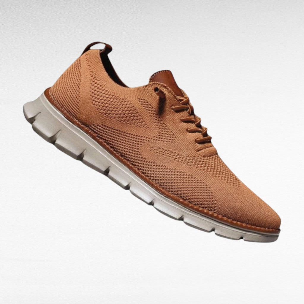 Bernardo | Knit Lace-Up Sneakers With Contrast Trim