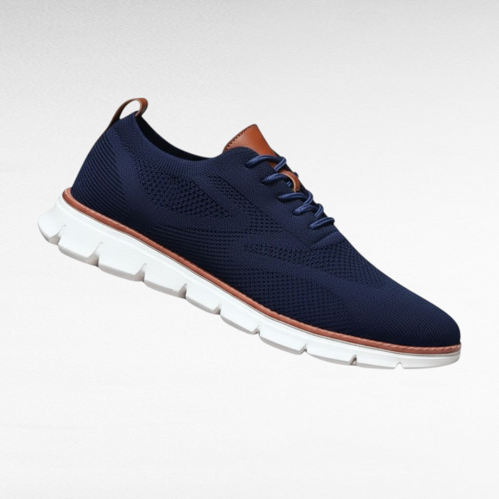 Bernardo | Knit Lace-Up Sneakers With Contrast Trim