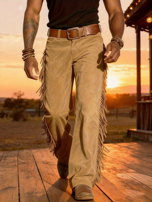 Altan - Fringe Straight Leg Western Trousers