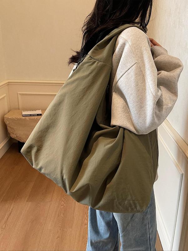 Marilla |  Oversized Nylon Slouch Shoulder Bag