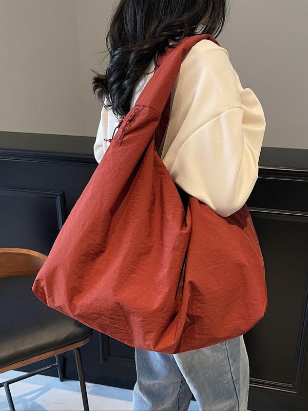 Marilla |  Oversized Nylon Slouch Shoulder Bag