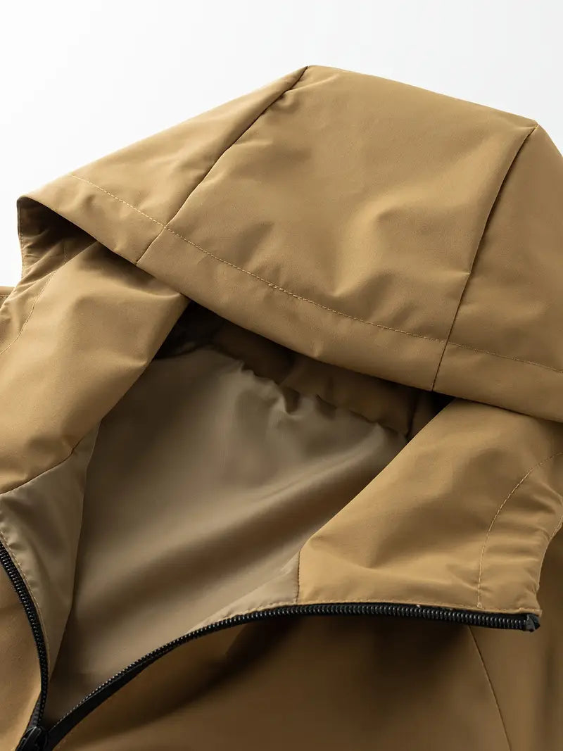 Shepard | Hooded Half-Zip Pullover Jacket with Pocket