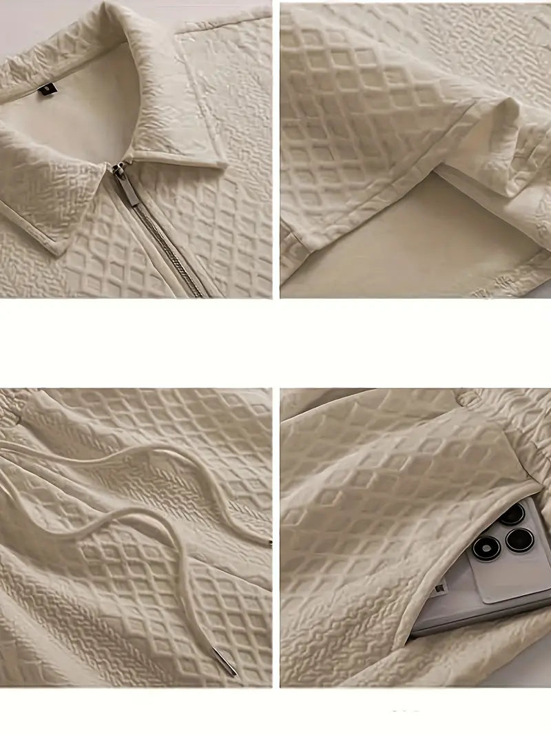 Francisco | Textured Short Sleeve Polo Set