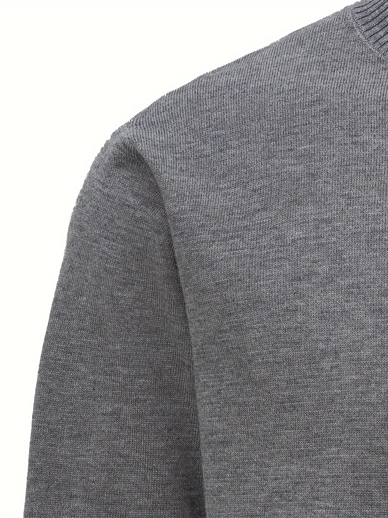 Sumuel | Quarter Zip Knit Sweater Long Sleeve