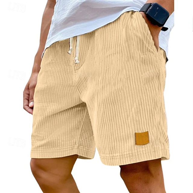 Dearen | Corduroy Casual Drawstring Shorts