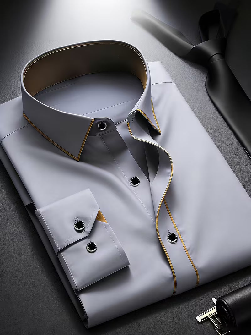 Daven | Long Sleeve Slim Fit Button Shirt