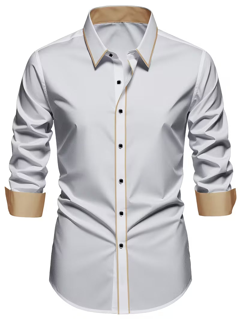 Daven | Long Sleeve Slim Fit Button Shirt