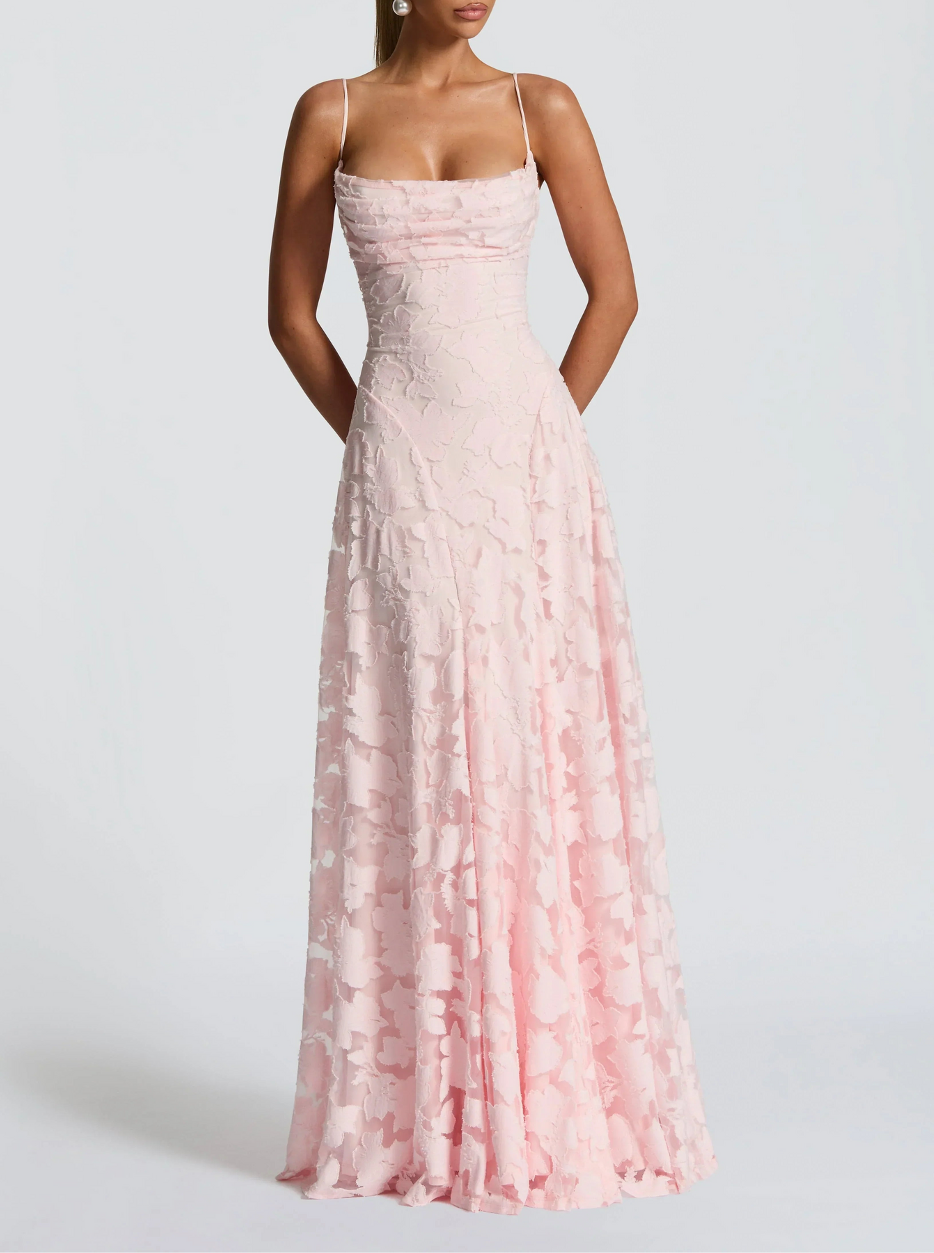 Alonah | Textured  Floral Maxi Dress