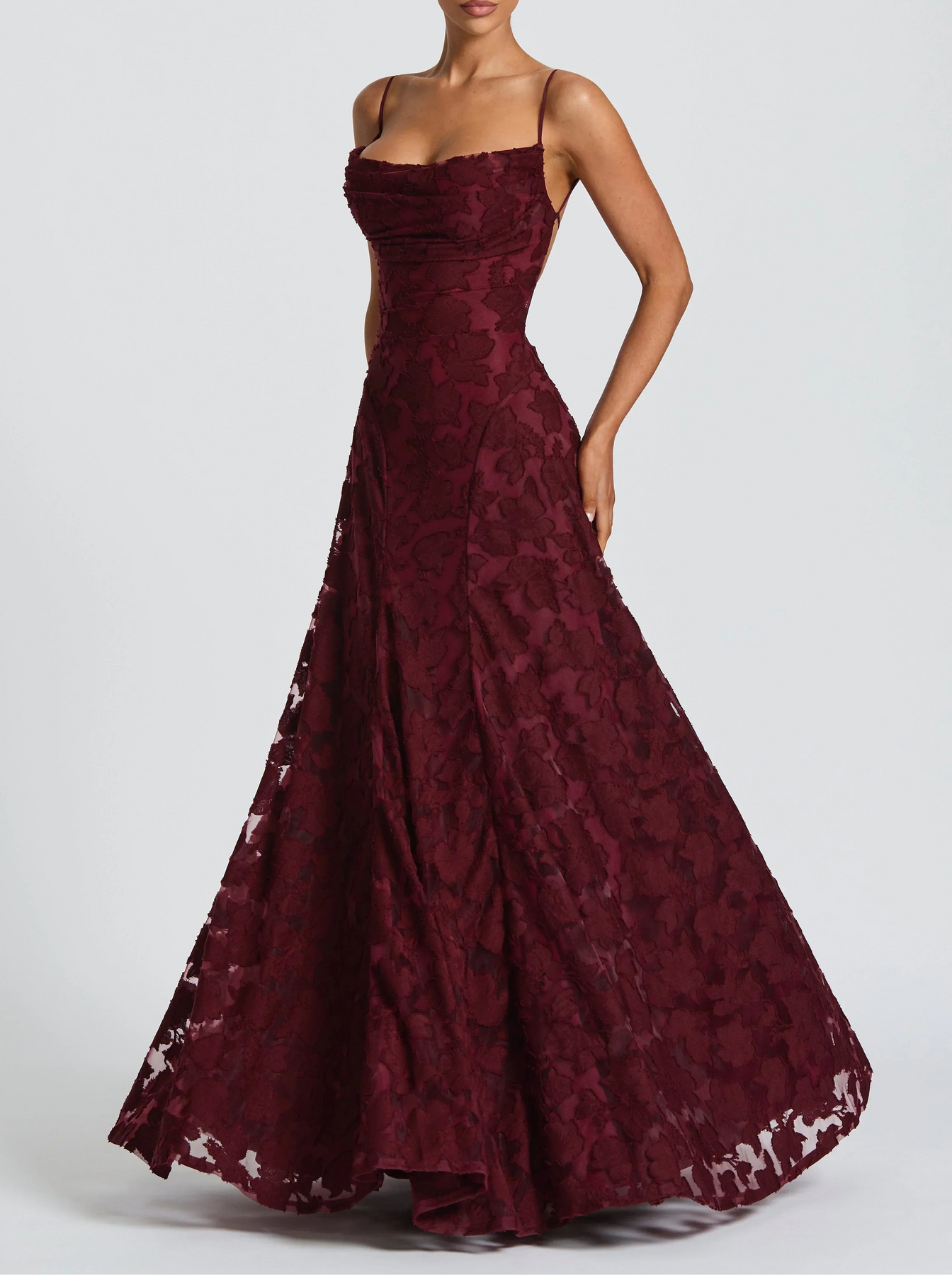 Alonah | Textured  Floral Maxi Dress