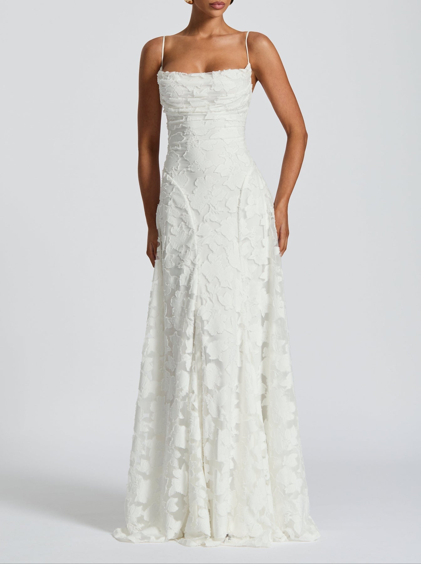 Alonah | Textured  Floral Maxi Dress