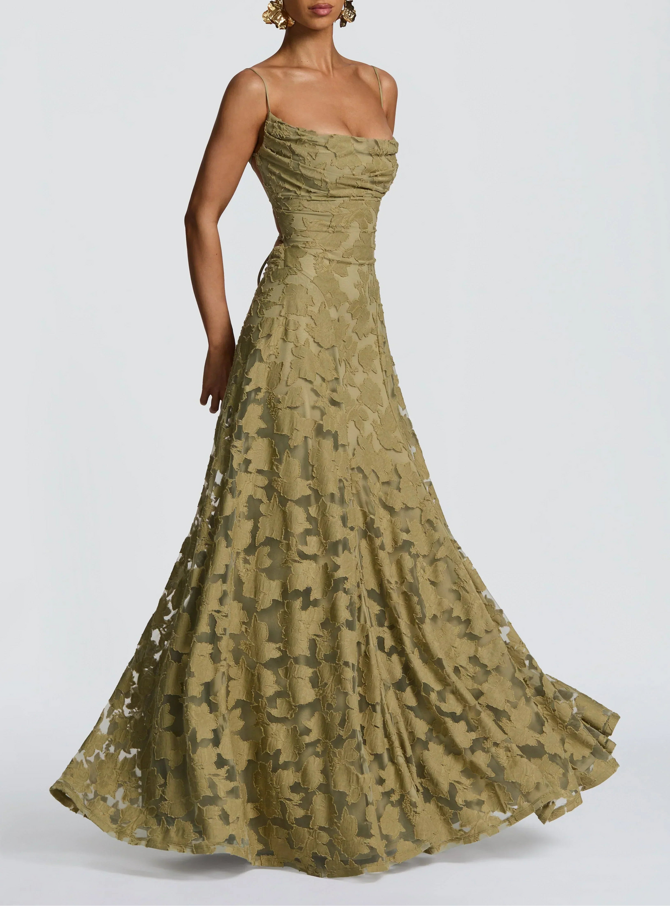 Alonah | Textured  Floral Maxi Dress