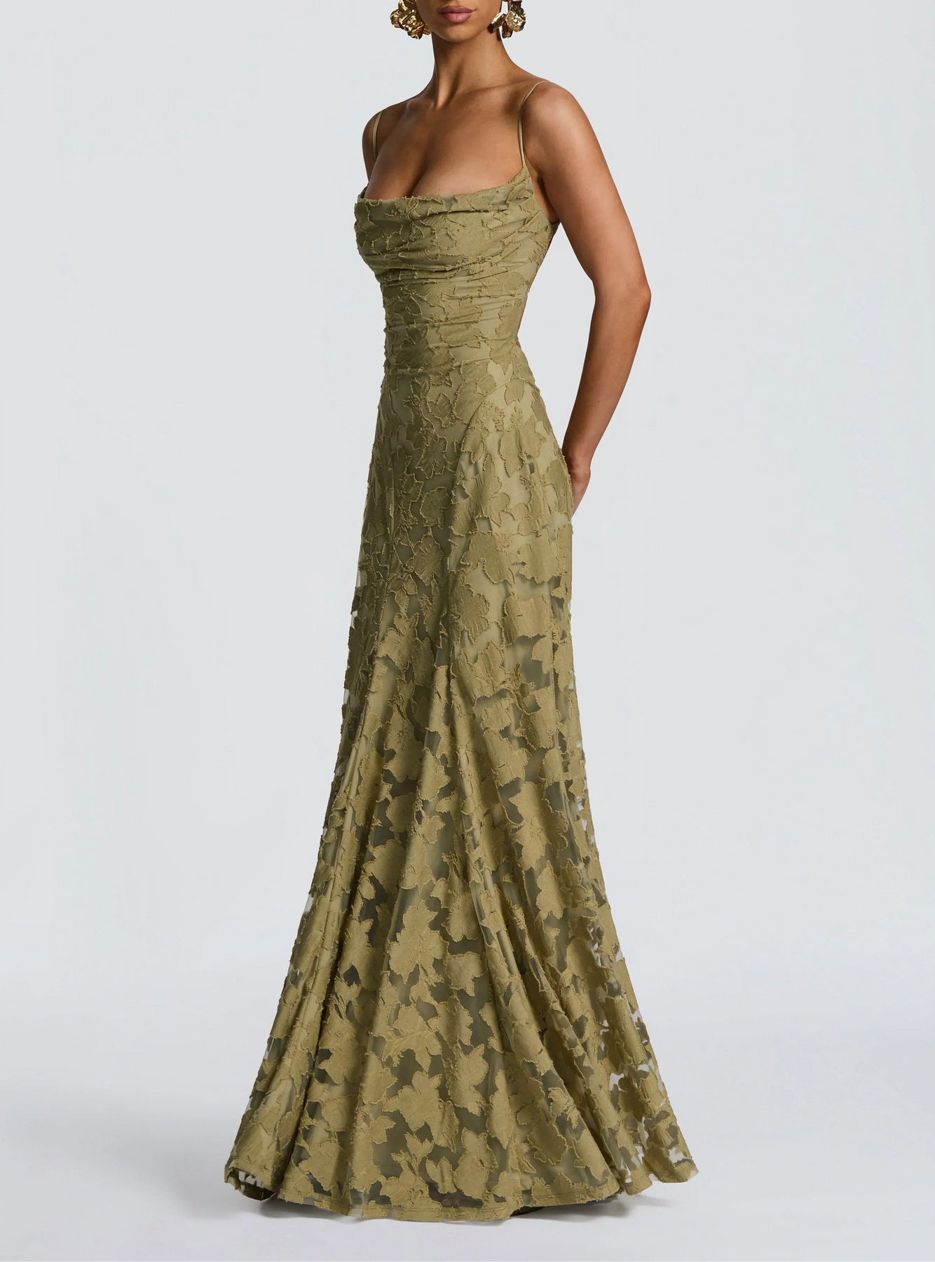 Alonah | Textured  Floral Maxi Dress