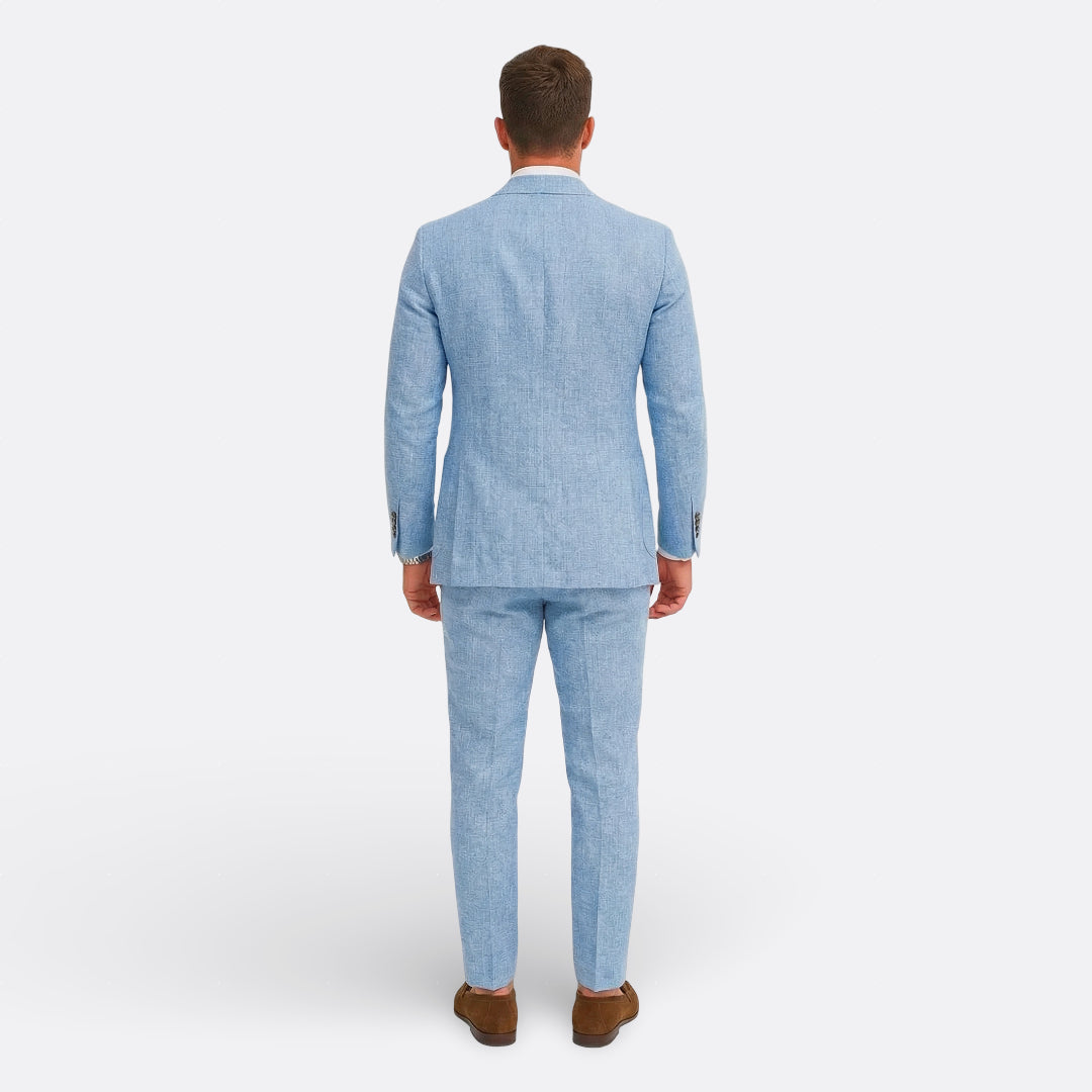 Jedson | Linen Blend Suit Set With Blazer