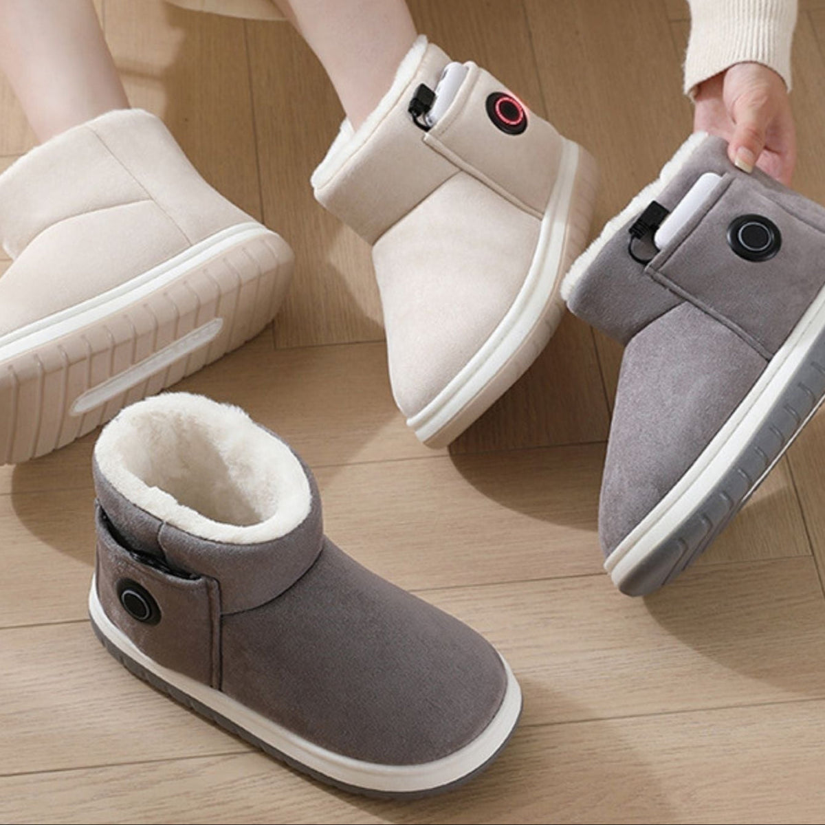 Stratoslink | USB Heated Slippers with Adjustable Temperature