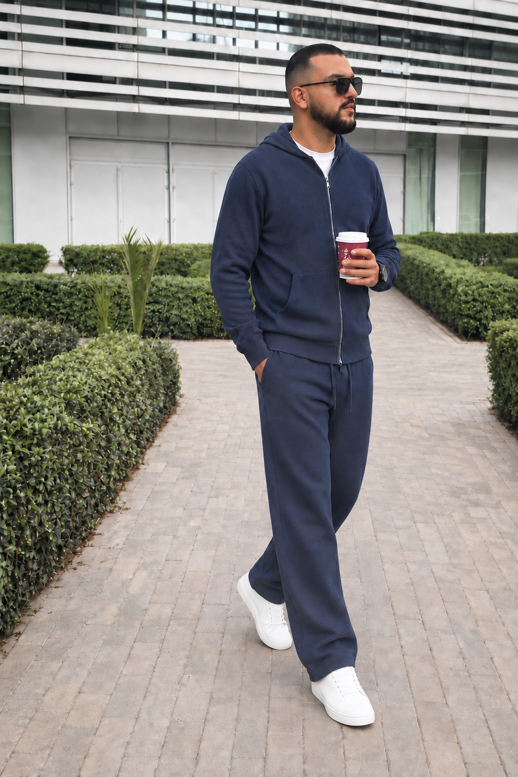 Jonathan | Tracksuit With Zip Hoodie and Straight Pants