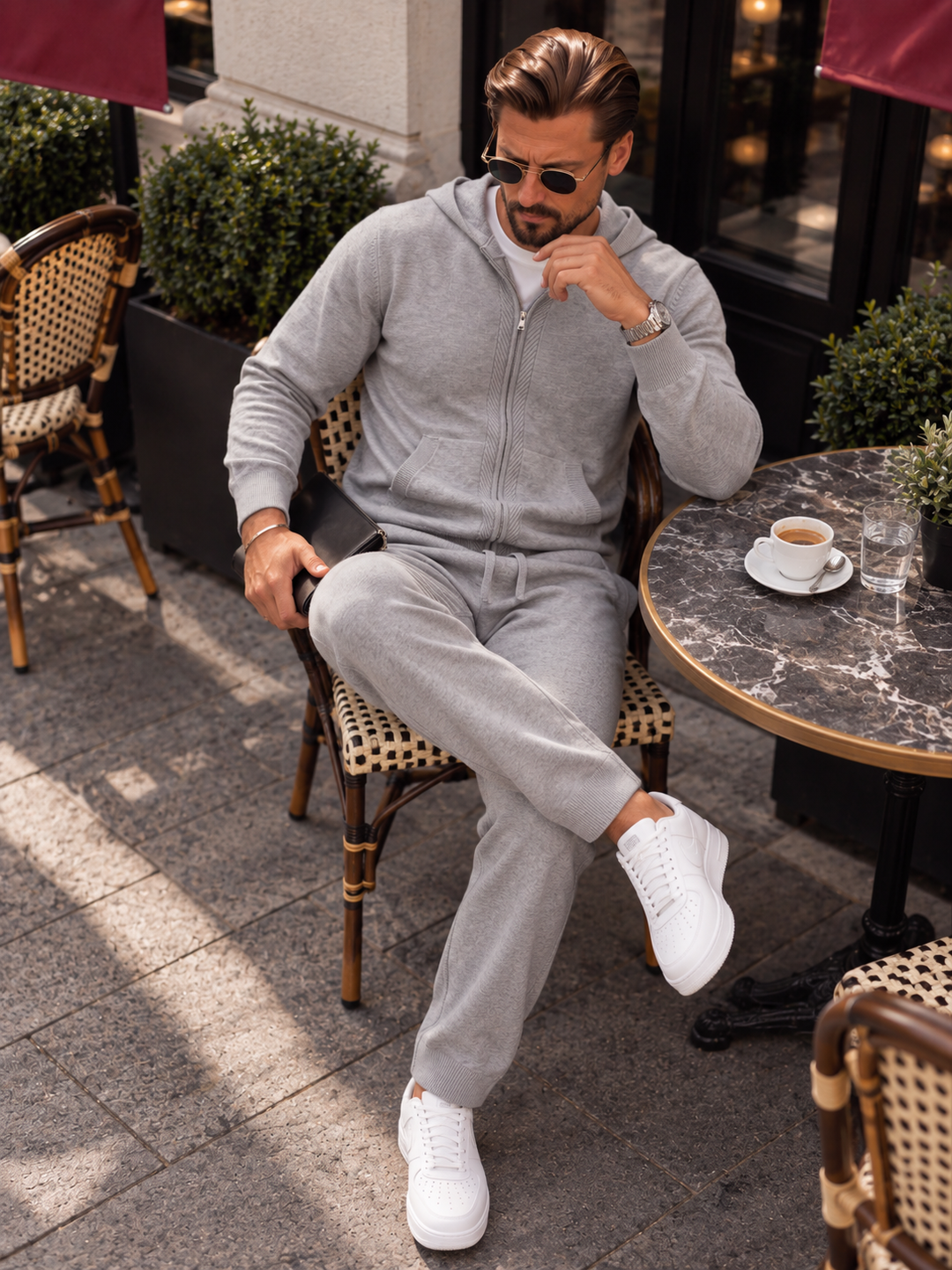 Jonathan | Tracksuit With Zip Hoodie and Straight Pants