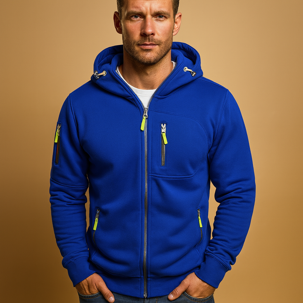 Alex | Hoodie Full-Zip Long Sleeve Drawstring