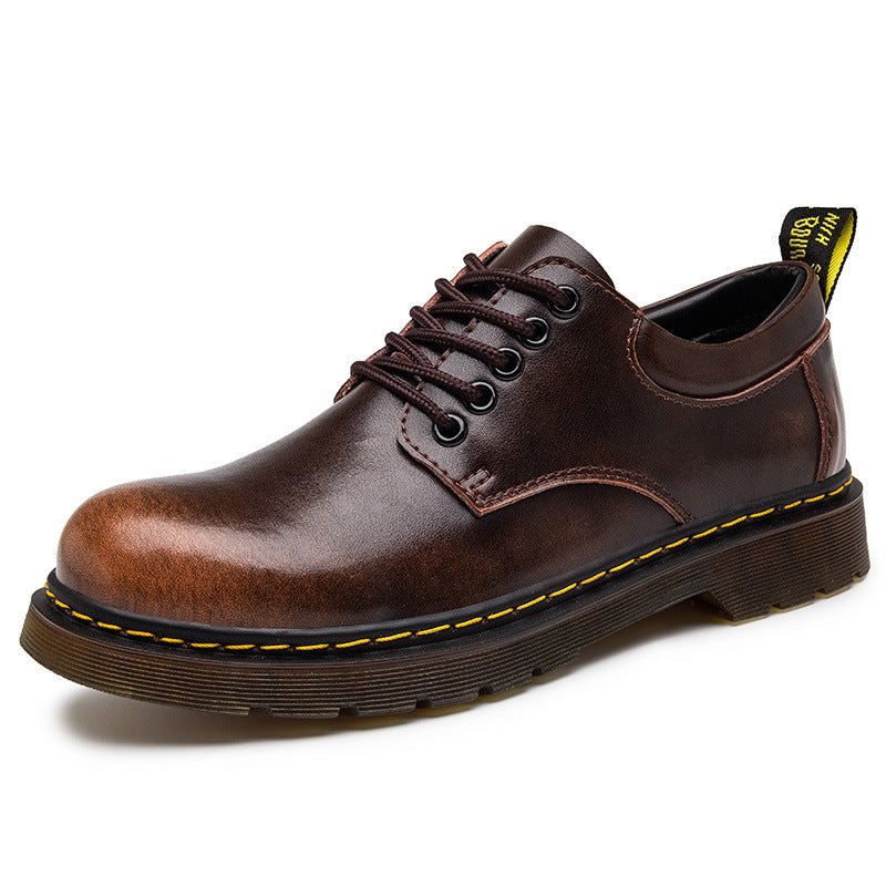 Davey | Derby Shoes With Laces and Contrast Stitching