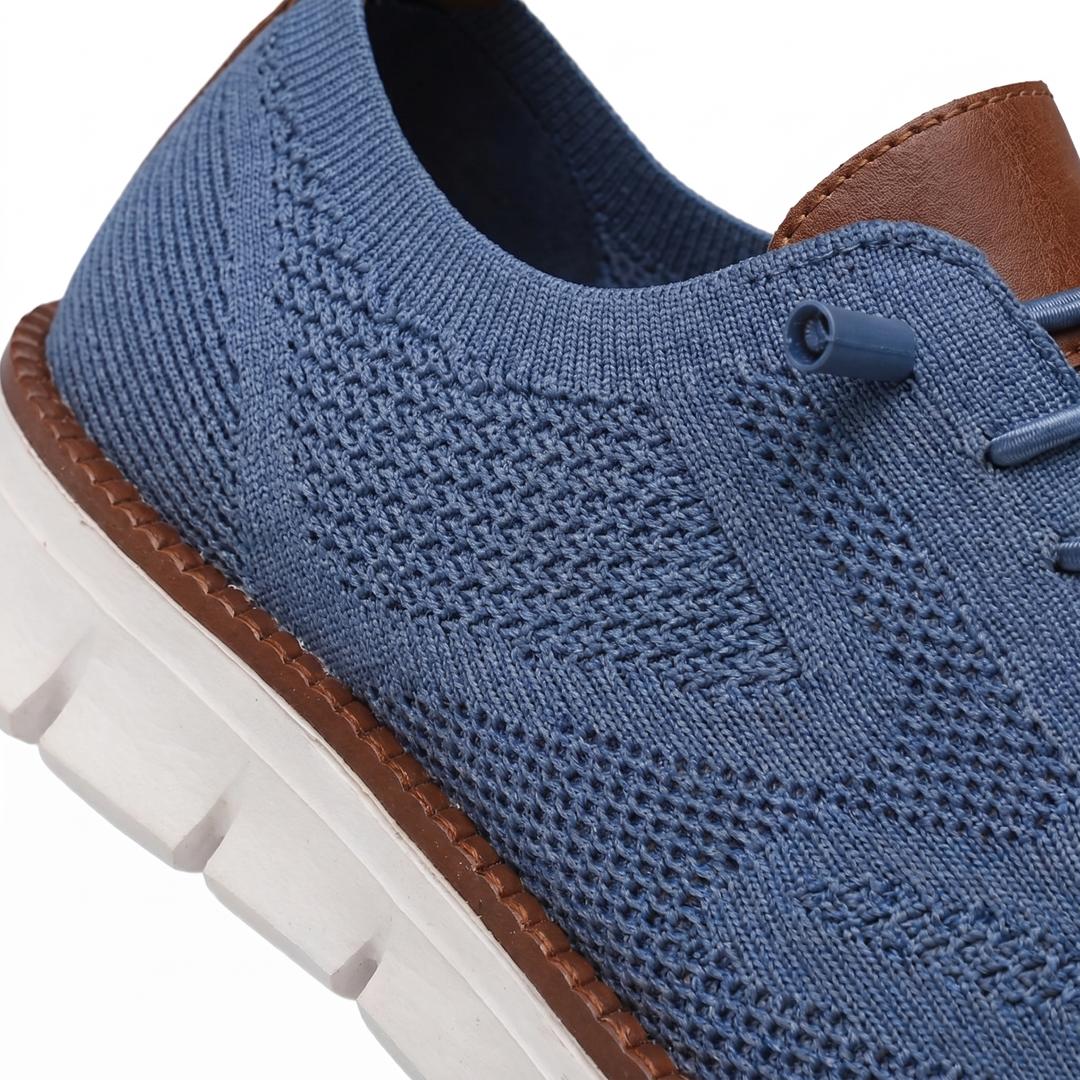 Bernardo | Knit Lace-Up Sneakers With Contrast Trim