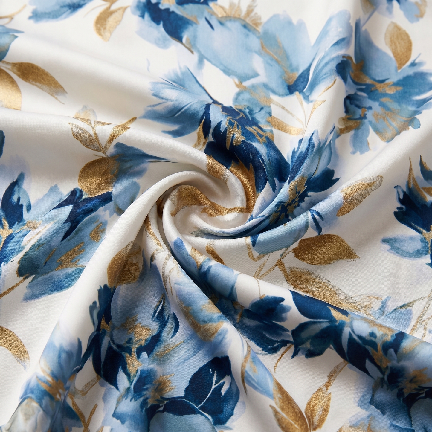 Elinza | Floral V-Neck Short Sleeve Midi Dress