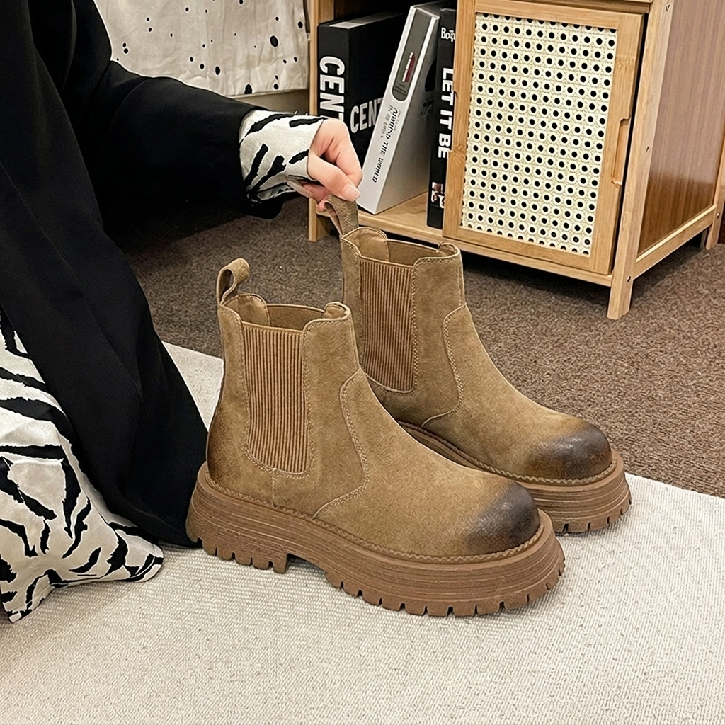 Vespavilda | Chelsea Boots with Elastic Gusset