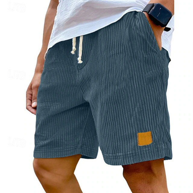 Dearen | Corduroy Casual Drawstring Shorts