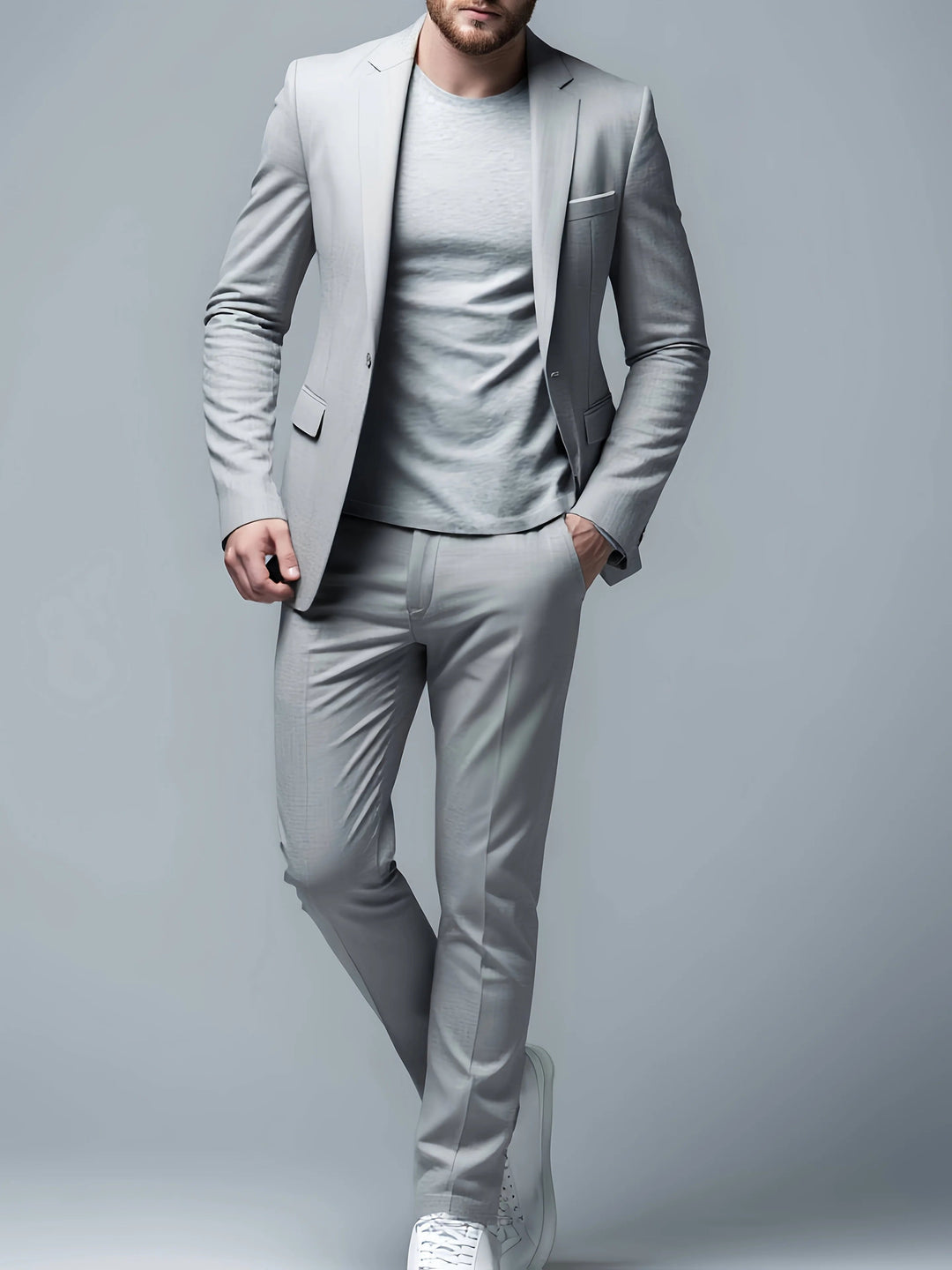 Steven | Suit With Notched Lapels and Slim Pants