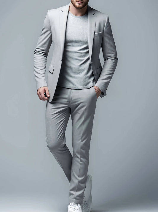 Steven | Suit With Notched Lapels and Slim Pants