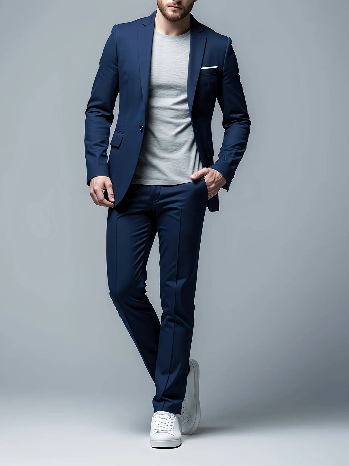 Steven | Suit With Notched Lapels and Slim Pants