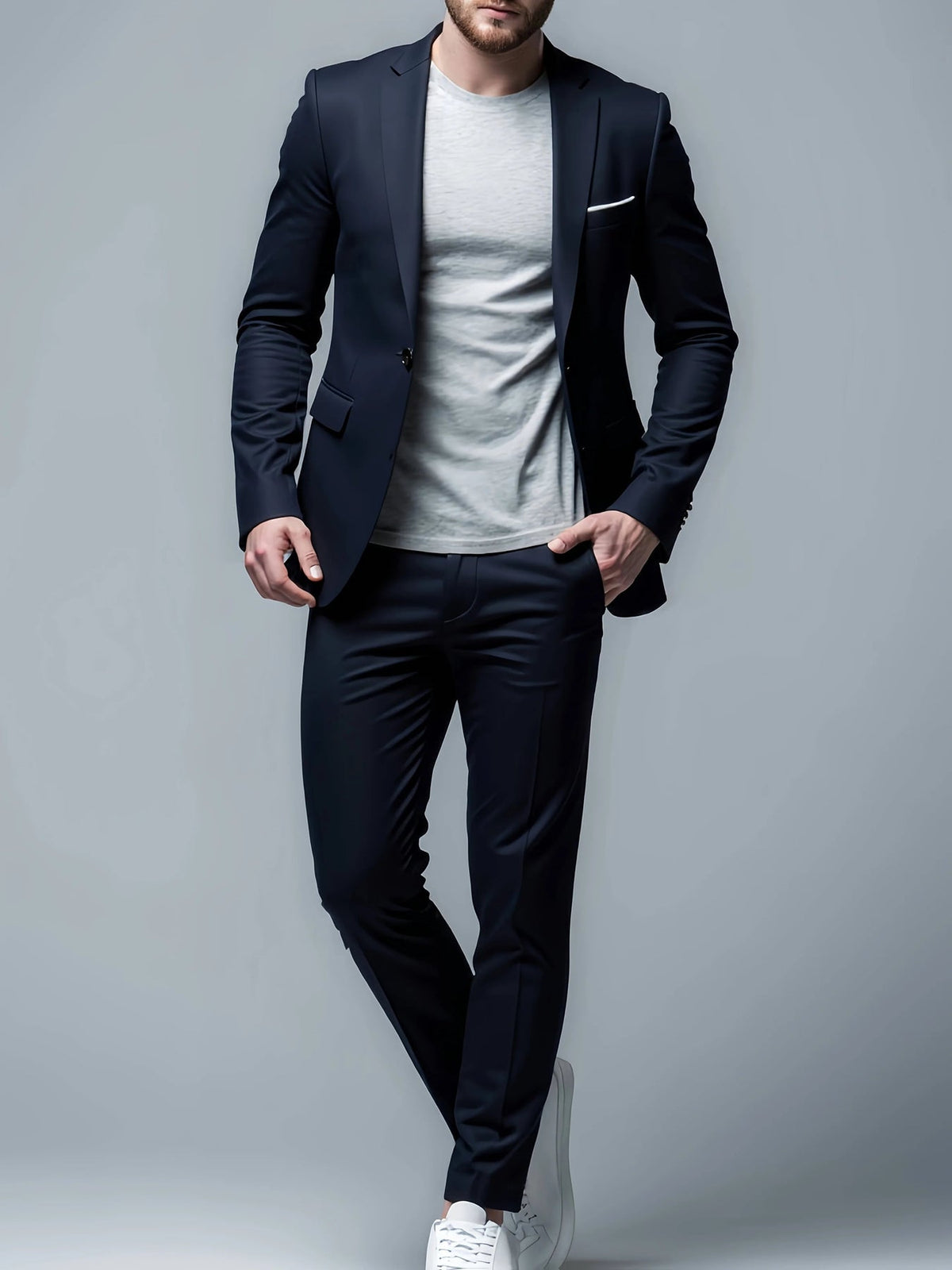 Steven | Suit With Notched Lapels and Slim Pants