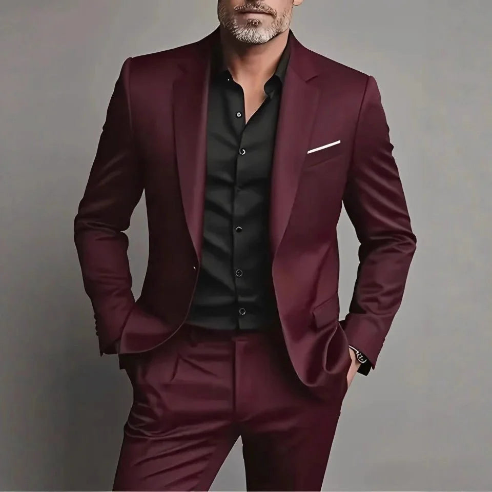 Steven | Suit With Notched Lapels and Slim Pants