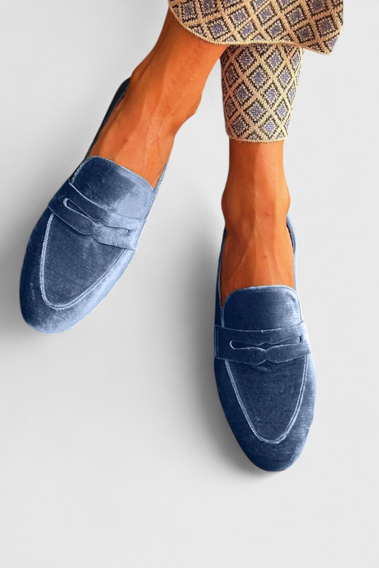 Navarro - Velvet Style Penny Loafer Slip On