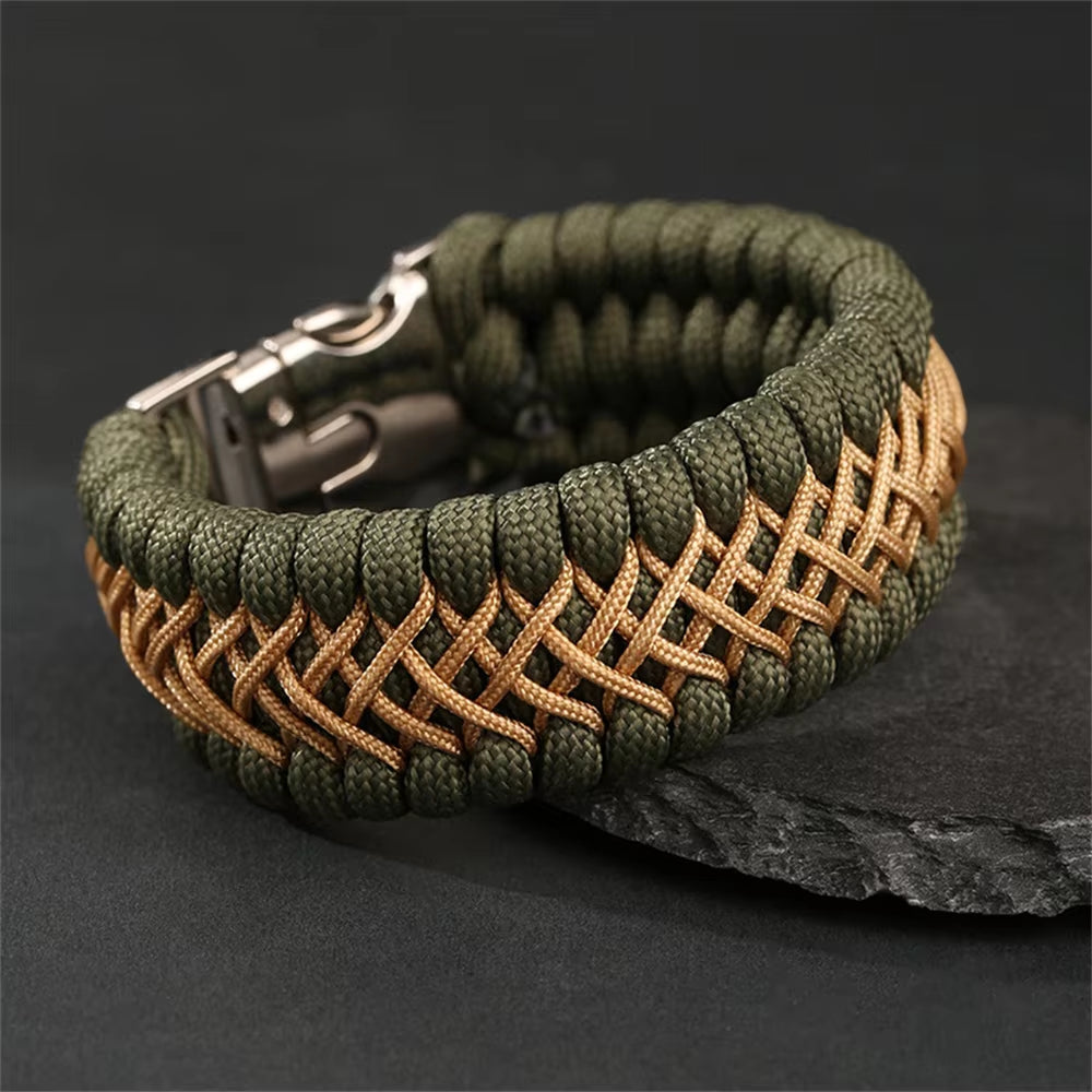 KnotVanta | Braided Cord Bracelet with Metal Buckle
