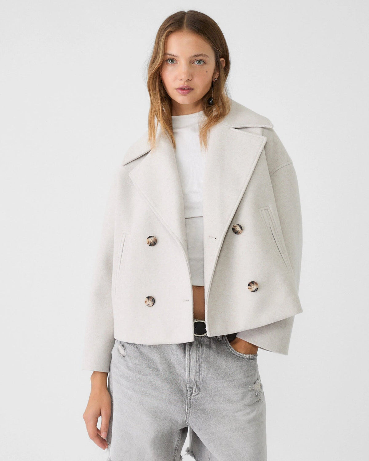 Tatjana | Double Breasted Short Jacket