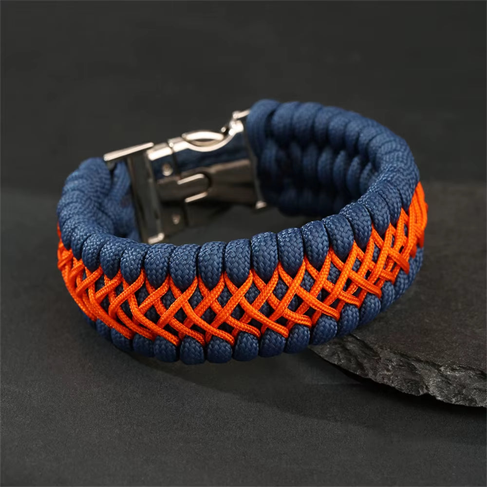 KnotVanta | Braided Cord Bracelet with Metal Buckle